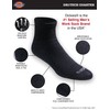 Dickies Men's Dri-Tech Moisture Control Quarter Socks, Available in M-XXL