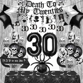 TSVATE Death to My 20s Decorations Banners