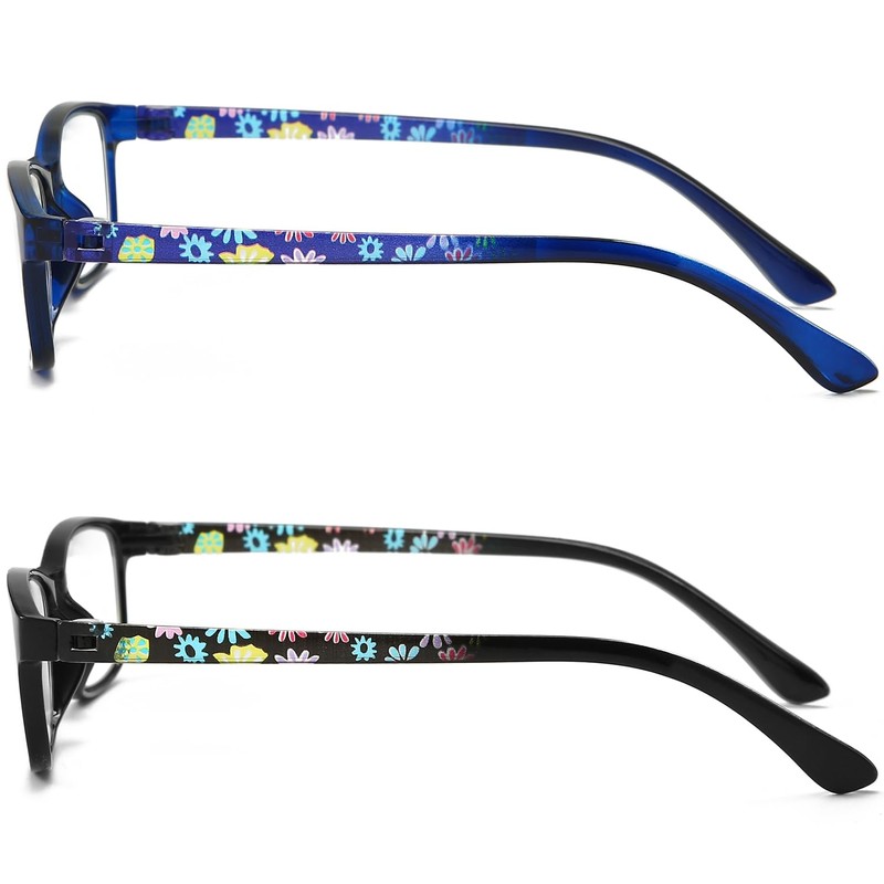 RaoOG Blue Light Blocking Reading Glasses for Women, 2 Pack