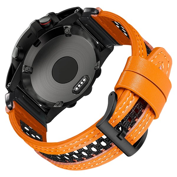 Garmin 22mm Breathable Strap for Fenix 5-8/E 47mm, MARQ Athlete,