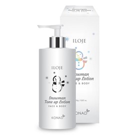 ILOJE Snowman Tone-up Lotion 250g for both face and body, instant tone-up, skin radiance, skin blemish cover / 아이로제 스노우맨 톤업 로션 250g 페이스&바디겸용 즉각톤업 피부광채 피부결점커버