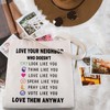 ENSIANTH Christian Faith Gift Love Your Neighbor Who Doesn't Tote