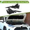 HOPESPANNER No.5342048090/5341048090 Hood Hinges for Lexus RX350 2010-2015 Black Front