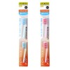 Fukubadental Kiss You Flat Regular Replacement Brush, M, Regular x