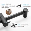 OFFO Shower Riser Rail, 62cm Segmented Wall Mounted Shower Rail