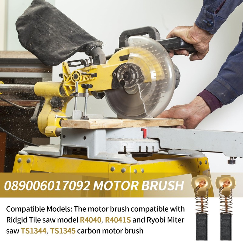 089006017092 Carbon Brush Replacement (5 Pack)，Carbon Motor Brushes Compatible with