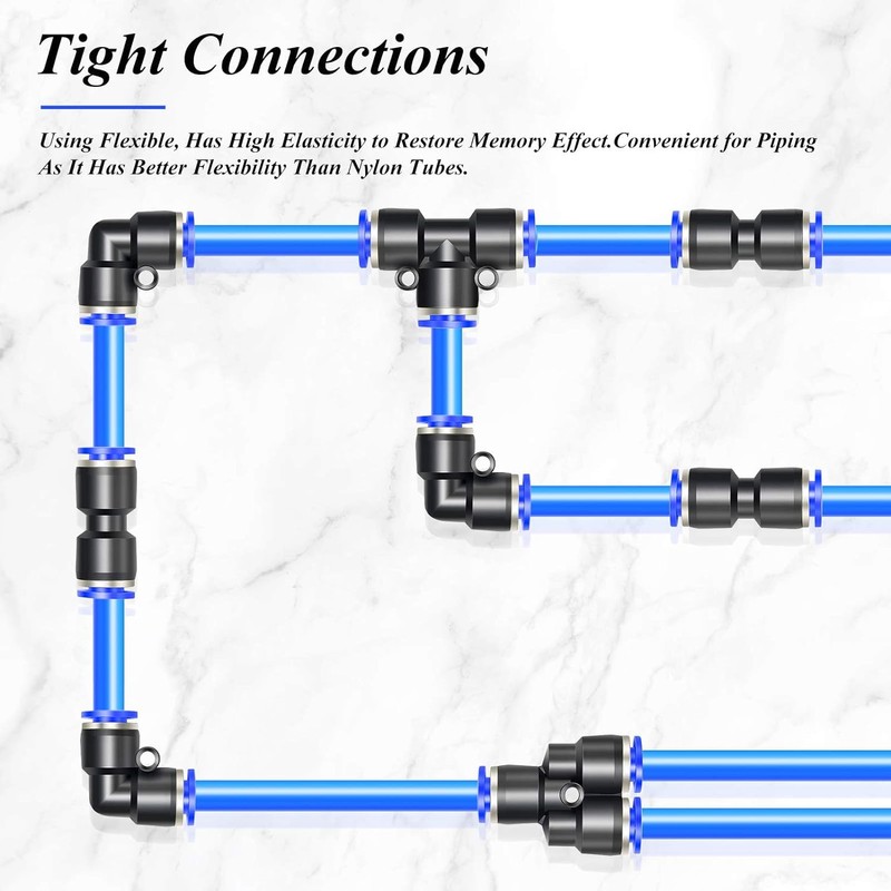 TAILONZ PNEUMATIC Blue 8mm or 5/16 OD 5mm ID Polyurethane