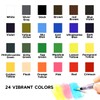 PENTRISTA Watercolour Paint Set, 24 Colours, Vibrant and Portable, Portable