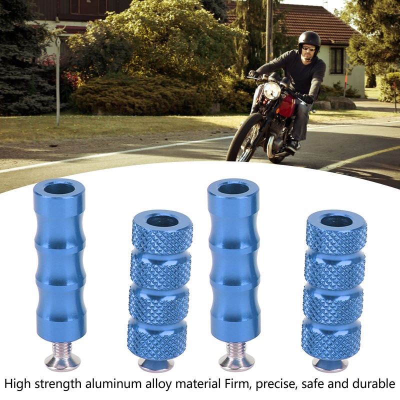 2 Pair Motorcycle Brake Foot Peg CNC Process Plating Precise