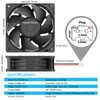 Wathai 120mm x 38mm Replacement 24V Fan Dual Ball High