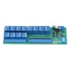 Relay Module RS485 Isolated 12‑in 12‑out RTU protocol DIN35 PLC