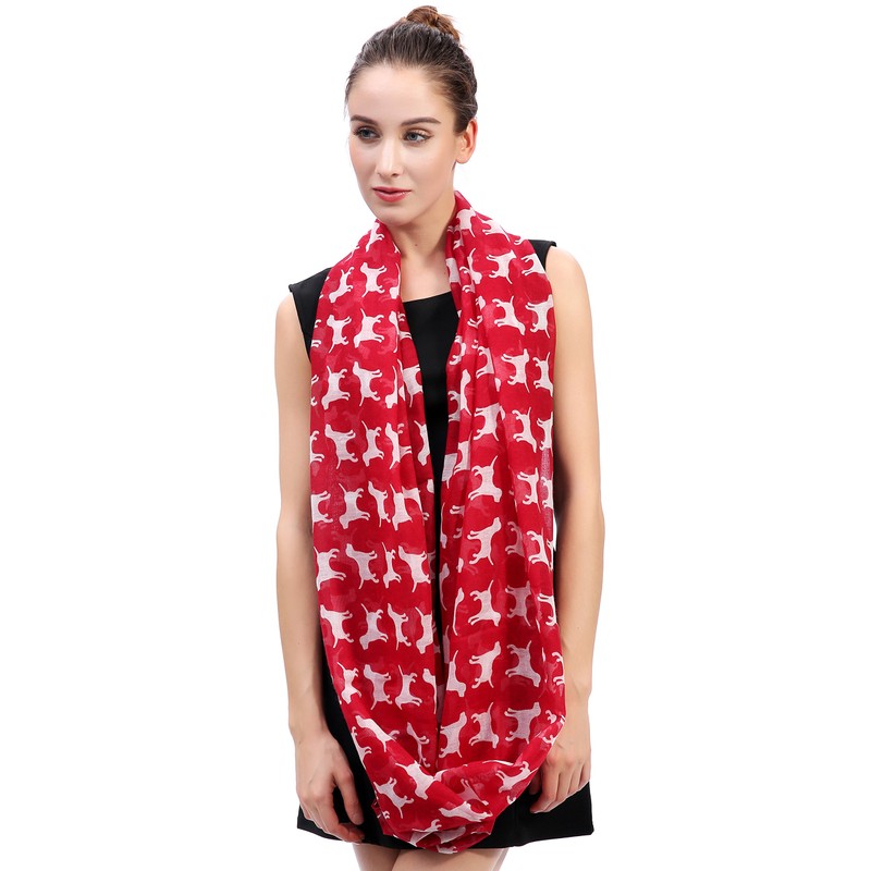 Lina & Lily Labrador Retriever Dog Women's Loop Scarf Tube