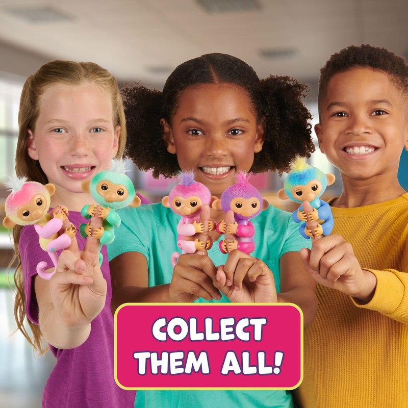 Fingerlings 2023 Interactive Baby Monkey Nursery Playset – Jas with