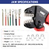 HKS Open Barrel Crimping Tool with 590PCS JST-SM Connectors Kit