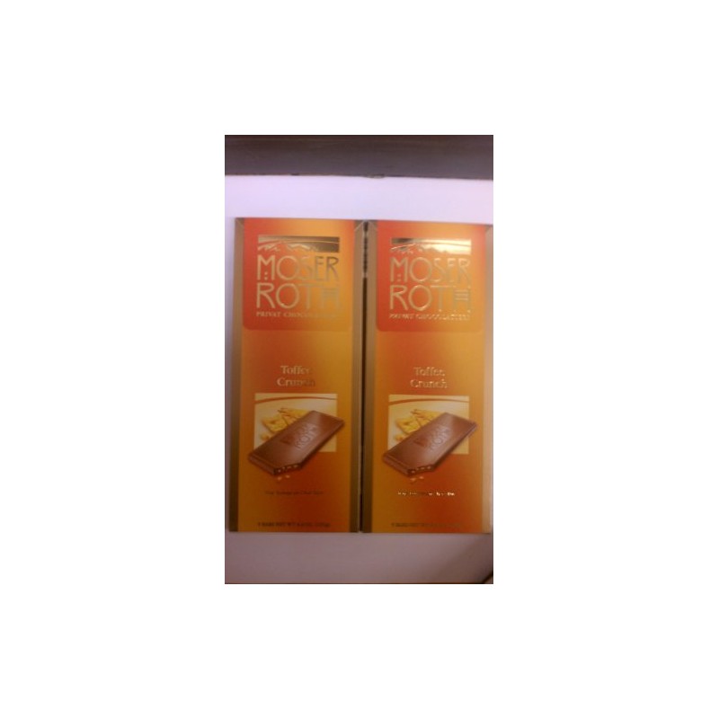 Moser Roth fine chocolate bars - Toffee Crunch (Pack of
