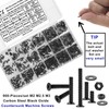 HanTof 900PCS Countersunk Screws Assortment Kit, M2 M2.5 M3 Bolts