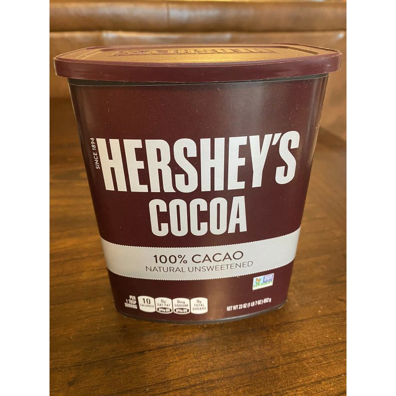 Hershey’s Natural Unsweetened Cocoa, Gluten Free, Can ( 23 oz.)