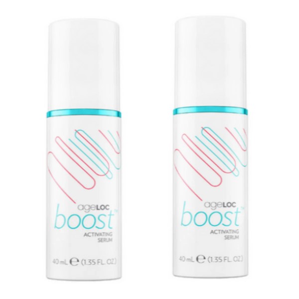 Nuskin 2 of NuSkin ageloc boost activating serum with box