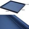 Galopgen 20 * 20 Inch Rectangular Ottoman Tray | Textured