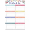 bloomdailyplanners bloom daily planners Planning Pad, 6" x 9", Weekly