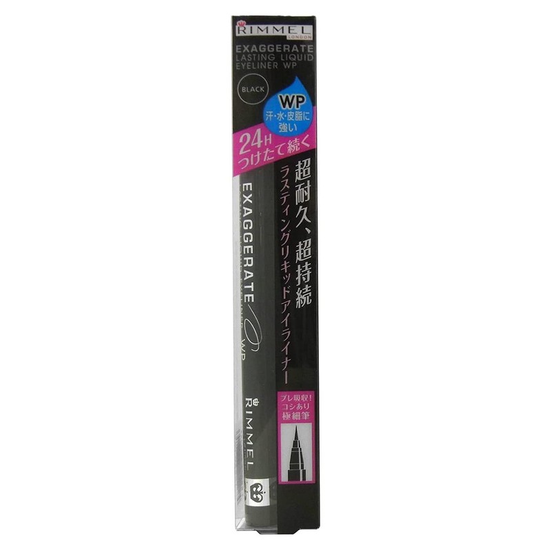 Rimmel Exagerate Lasting Liquid Eyeliner WP 001 Black (0.5mL)