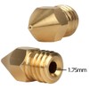 SIUTEC® Premium MK8 Brass / Brass Nozzle Set of 3