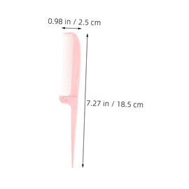 Minkissy Fine Tooth Comb Set for Hair Stylists Portable Parting Combs Rat Tail Tips