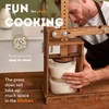 Dutch Wooden Cheese Press - Cheese Making Kit (Wooden Cheese