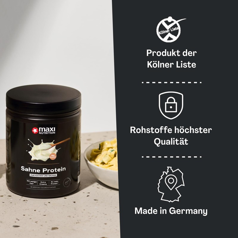 MaxiNutrition Cream Protein 500 g, 43 g Protein per Serving,