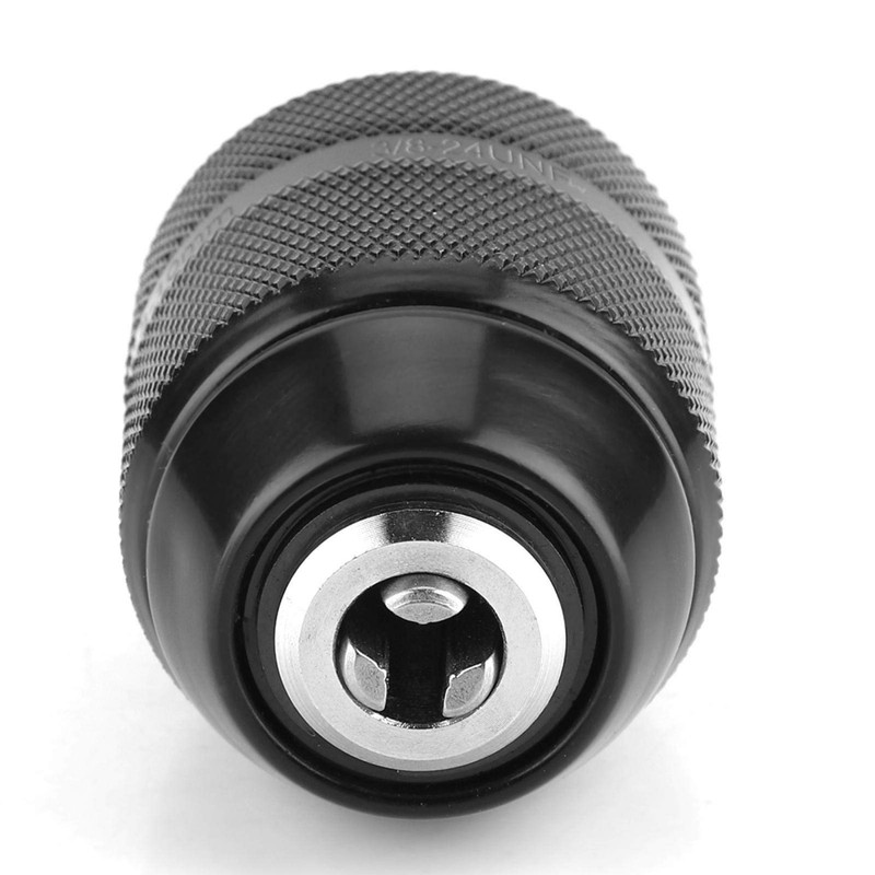 3/8" Keyless Drill Chuck, Universal Replacement Thread 0.8mm-10mm Keyless Metal