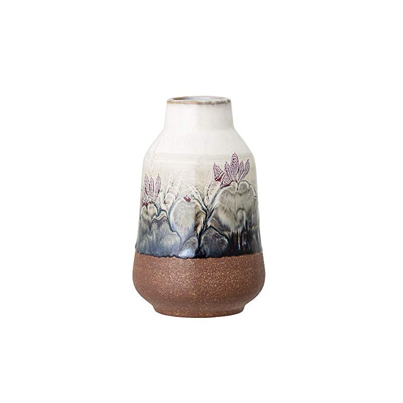 Bloomingville Vase, brown, black, green, natural, ceramic