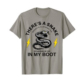 There's A Snake In My Boot, Theme Park, Funny Toy Cowboy T-Shirt
