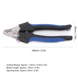 1-3mm Capillary Tube Cutter, High Carbon Steel Fine Pipeline Cutting Scissors, for Furniture Repair, VRT‑101