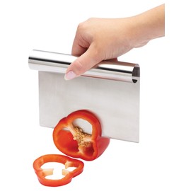 KitchenCraft Vegetable Slicer / Food Scoop, Stainless Steel, 15 x 11.5 cm