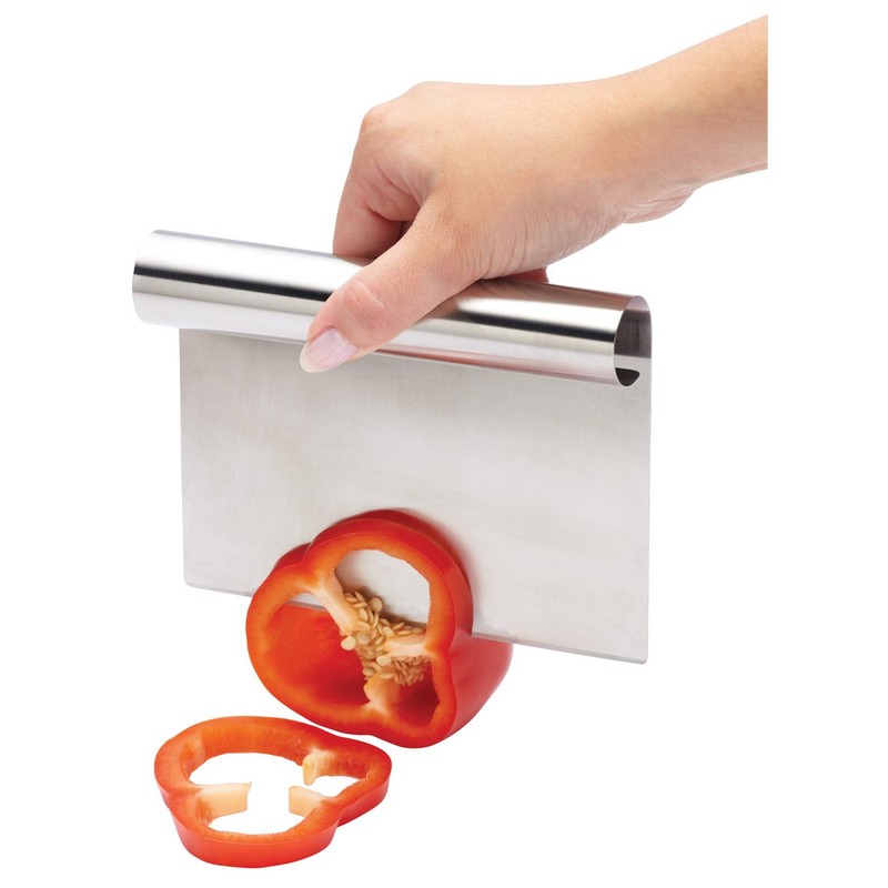 KitchenCraft Vegetable Slicer / Food Scoop, Stainless Steel, 15 x