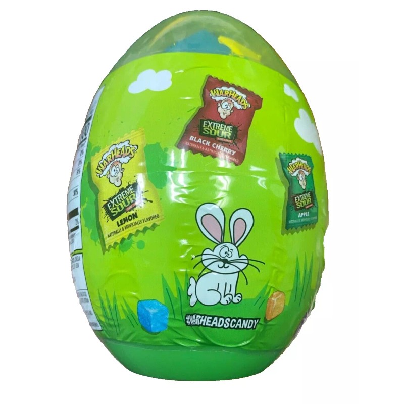 Warheads Sour Candy Assortment Easter Egg Candy, 3.85 Oz. 1