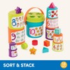 Battat – Nesting Sorter Set – 19 Pieces Stacking Bucket