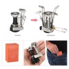 Mini Backpacking Canister Stove Burners Camping Outdoor Cooking Foldable Hiking