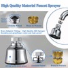 Sink Faucet Sprayer Attachment, Upgrade 4 Mode Adjustable Kitchen Faucet