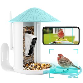 NETVUE Birdfy AI - Smart Bird Feeder with Camera, Free AI Forever, Auto Capture & Identify 6000+ Bird Species, Bird Videos for Birdwatching, Ideal Gift for Bird Lover