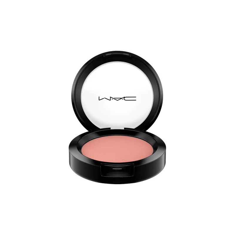 Rubor MAC Powder Blush Tono Melba Durazno Suave Mate Profesional