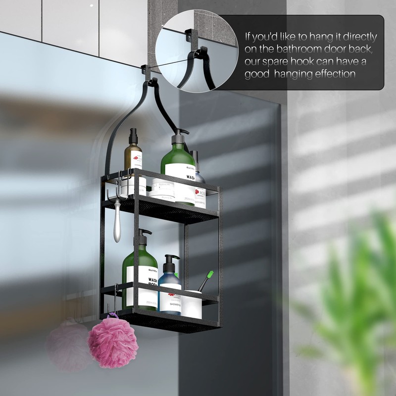 Meangood Shower Caddy, 10.4" x 4.5" x 22.04" Hanging Shower