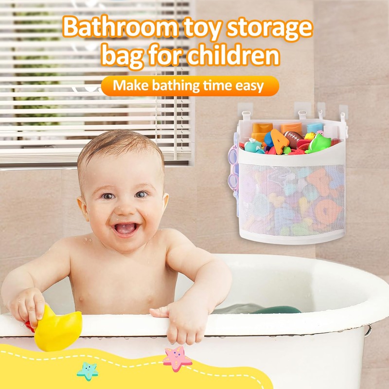 Bath Toy Storage, Bath Toy Storage Corner, Bath Toy Hanging