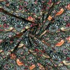 Cotton Fabric - William Morris Strawberry Thief Ebony Black &