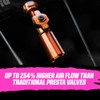 Muc-Off Big Bore Hybrid Tubeless Valves, Blue 45mm - Precision