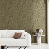Mangoloo Thick Bronze Contact Paper Textured Metallic Peel Stick Wallpaper