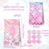 12PCS Mermaid Party Favor Bags Under the Sea Party Goodie
