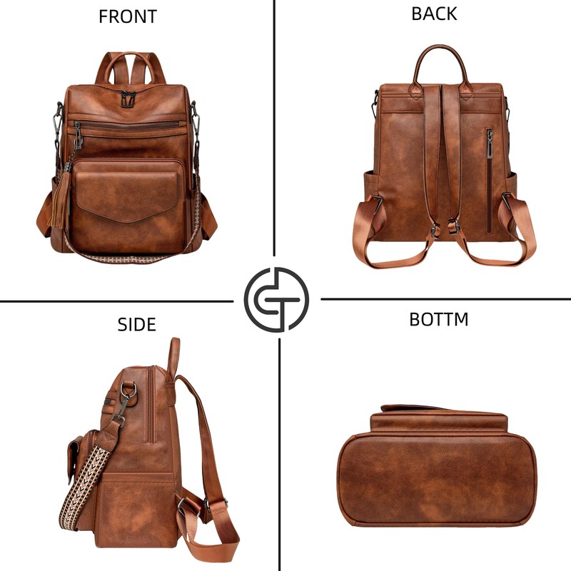 CTTOVIS Backpack Purse for Women Fashion Designer Backpack Ladies Travel
