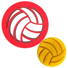 Volleyball Cookie Cutter (2 to 8 inches) by Mighty Gadget USA (5 inches)