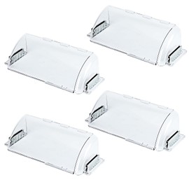 Air Vent Deflectors Adjustable Magnetic Heat and Vent Cover,9" to 15"Inches-Heavy Duty Unbreakable Plastic with Magnet Secure Design ，for Vent Covers for Home Floor，Sidewal，Ceiling Registers,4 Pack…